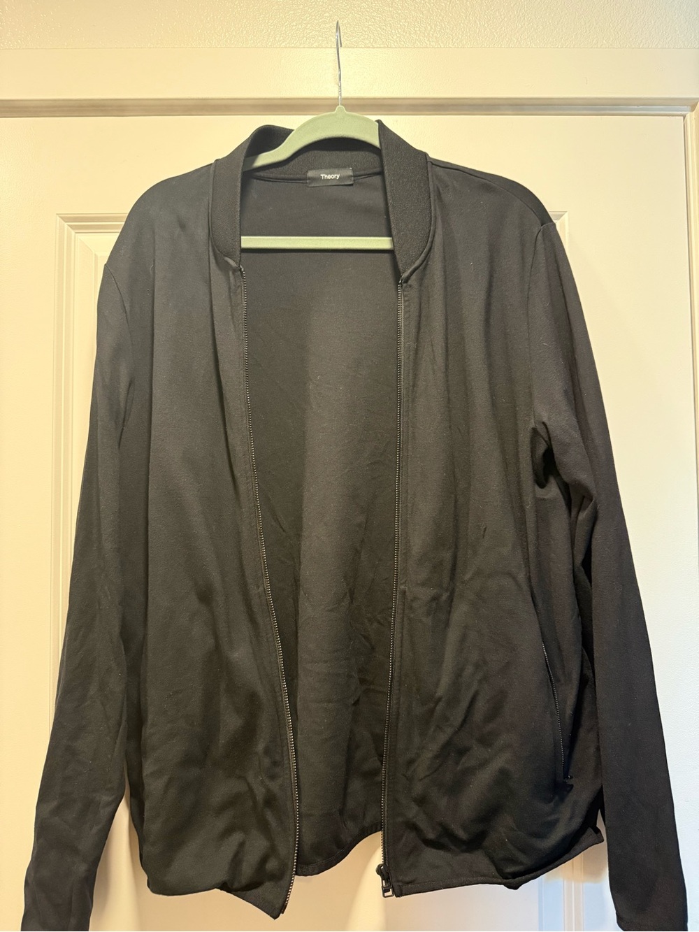 Theory Black Men's Bomber Jacket